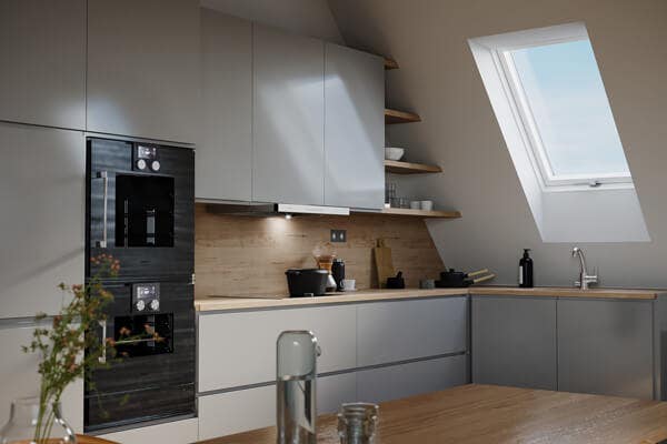 RoofLITE+ white PVC roof window